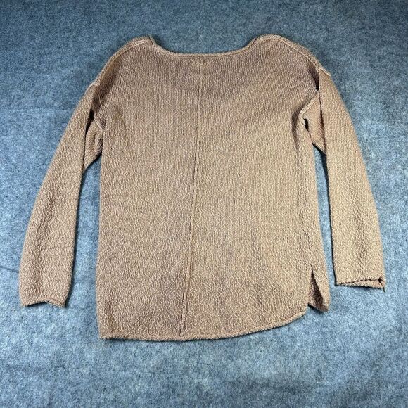 Aerie Sweater Womens Small Scoop Neck Neutral Pullover Minimalist Beachy - Picture 4 of 6